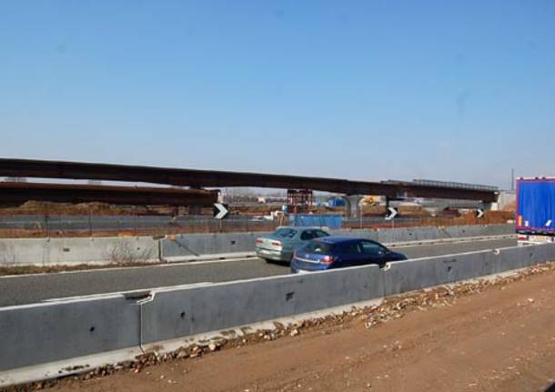 avanzamento lavori bivio lainate como chiasso autostrada a8 a9