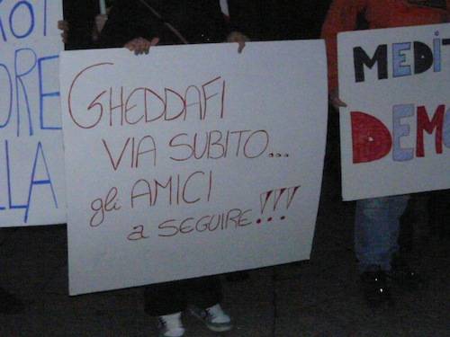 manifestazione nord africa 1 marzo migranti