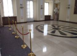 palazzo estense, preparativi visita presidente Napolitano