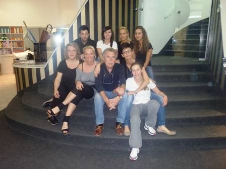 Alfredo Pellini con il suo staff