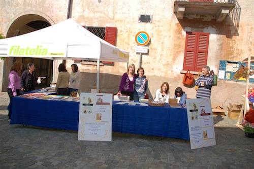 annullo filatelico papa  azzate