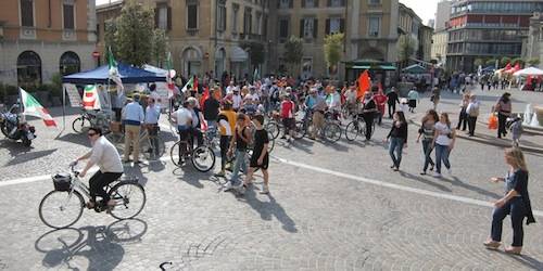 biciclettata centrosinistra gallarate maggio 2011