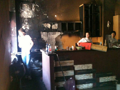 incendio bar via sacco