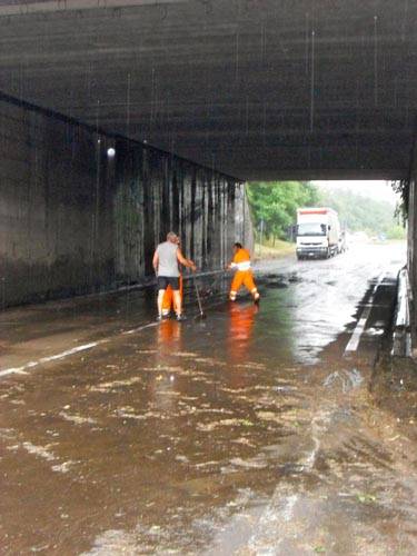 allagamenti 336 code traffico gallarate maltempo sottopassi allagati