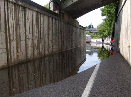 nubifragio busto arsizio allagamenti giugno 2011