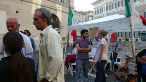 casta gaetano ferrieri montecitorio protesta