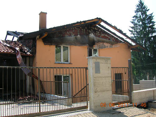 incendio abitazione marchirolo luglio 2011
