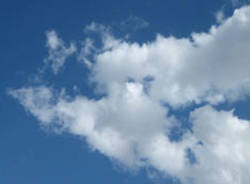 nuvole cielo apertura