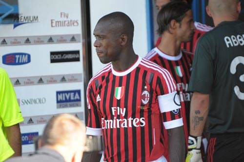 seedorf milan solbiatese amichevole calcio luglio 2011