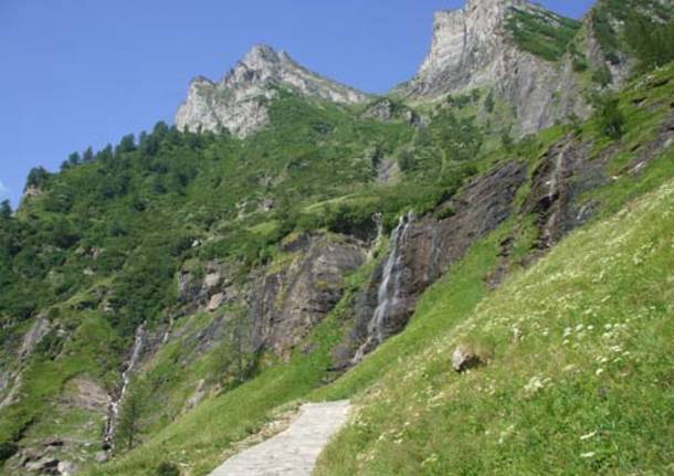 Verso l'Alpe Veglia