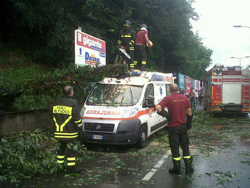 viale europa varese alluvione luglio 2011