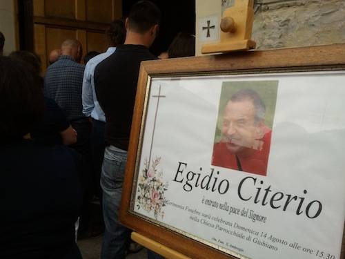 Funerale Egidio Citerio sub leggiuno