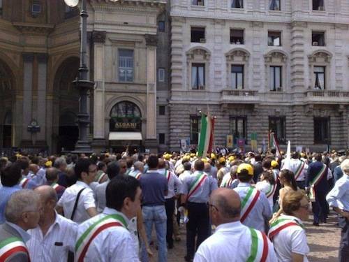 manifestazione sindaci milano 2011
