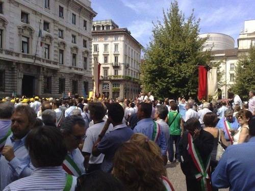 manifestazione sindaci milano 2011