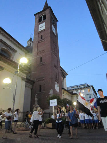 nuoto sincronizzato comen cup busto arsizio 2011 festa inaugurazione