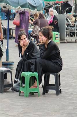 Ragazze berbere a Marrakech