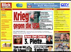 home page 11 settembre 2001