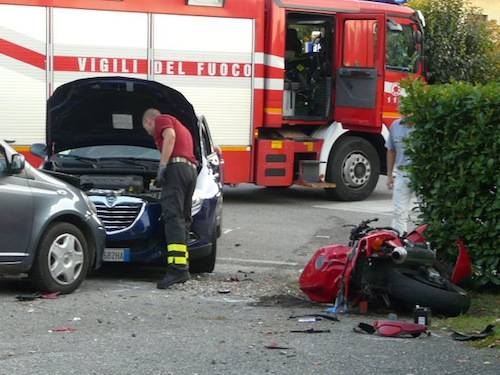 incidente buguggiate moto 2011