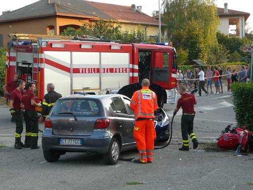 incidente buguggiate moto 2011