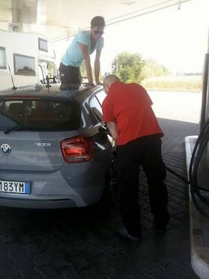 marco oggian viaggio in macchina