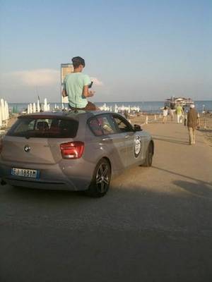 marco oggian viaggio in macchina