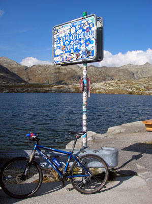 Mario Pistocchini bici germignaga san gottardo