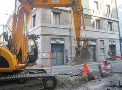 piazza garibaldi lavori busto arsizio settembre 2011 