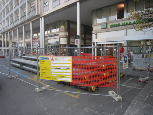 piazza garibaldi lavori busto arsizio settembre 2011 