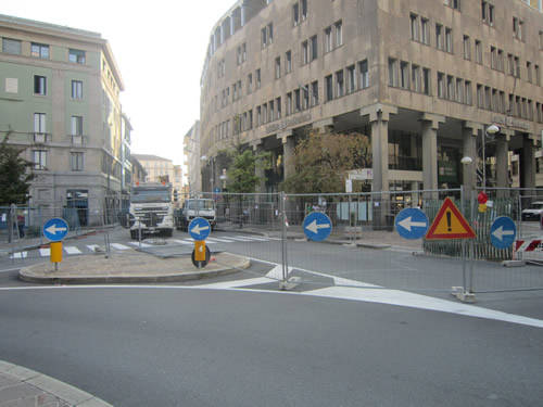 piazza garibaldi lavori busto arsizio settembre 2011 