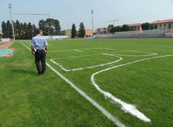 saronno stadio atti vandalici