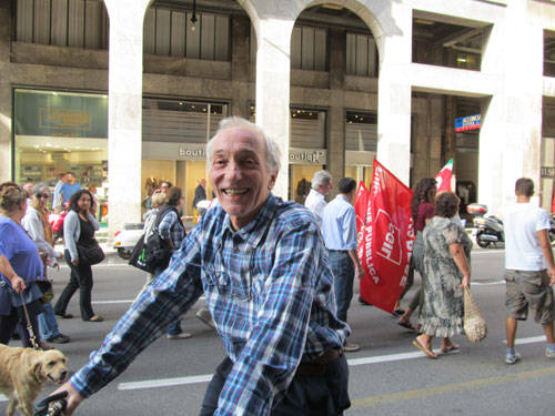 sciopero generale cgil piazza monte grappa 2011