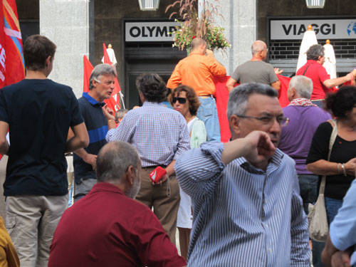 sciopero generale cgil piazza monte grappa 2011