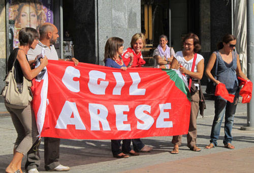 sciopero generale cgil piazza monte grappa 2011