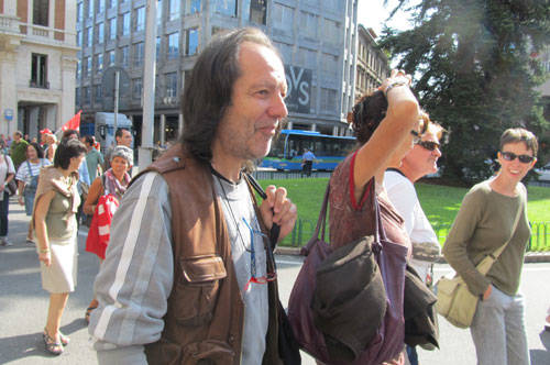 sciopero generale cgil piazza monte grappa 2011