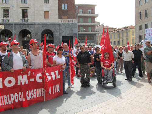 sciopero generale cgil piazza monte grappa 2011
