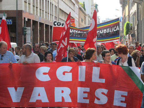 sciopero generale varese settembre 2011