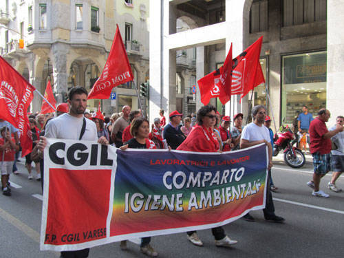sciopero generale varese settembre 2011