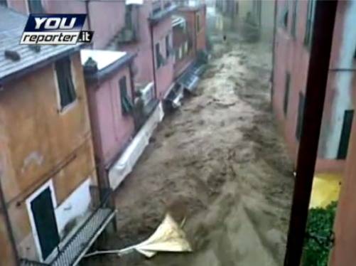 alluvione in Liguria