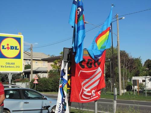 caronno pertusella Ims presidio sciopero lavoratori