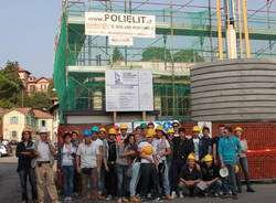 geometri scuola architettura edilizia sostenibile cantiere cassano magnago