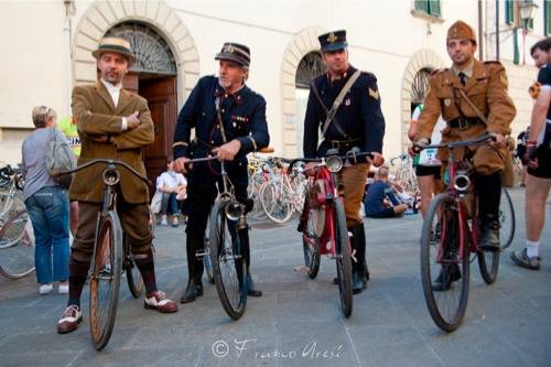 l'eroica gara ciclistica franco aresi