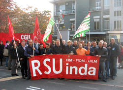 sciopero manifestazione inda caravate ottobre 2011