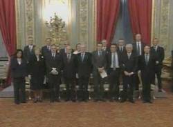 giuramento governo monti