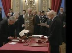 giuramento governo monti