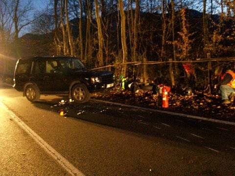 Incidente a Brinzio, morto un motociclista (inserita in galleria)