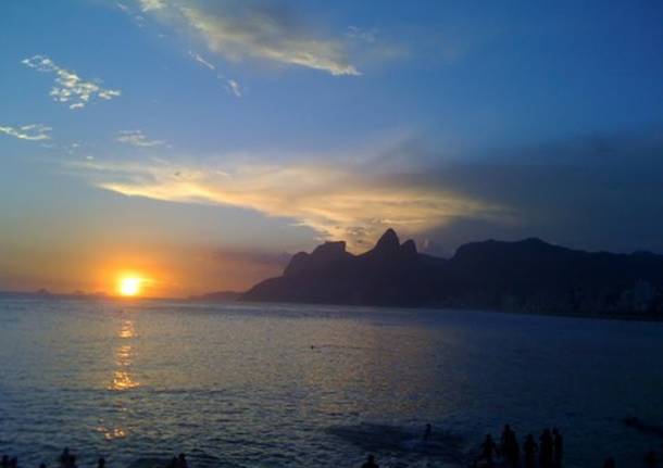 tramonto a Rio de Janeiro