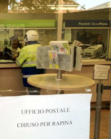 Rapina alle Poste di Olgiate (inserita in galleria)