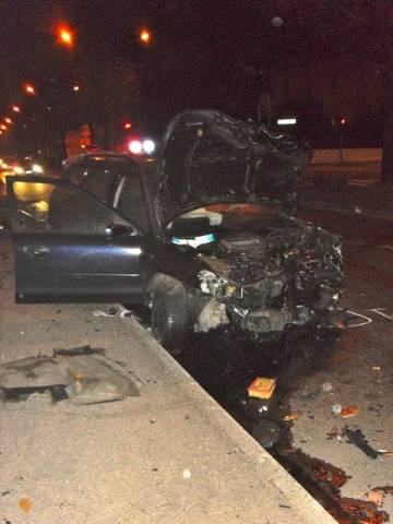 Schianto a Busto in via Magenta, un morto (inserita in galleria)