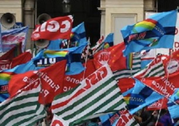 sciopero unitario cgil cisl uil
