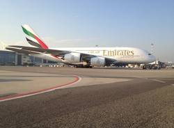 Airbus A380 Emirates malpensa (inserita in galleria)